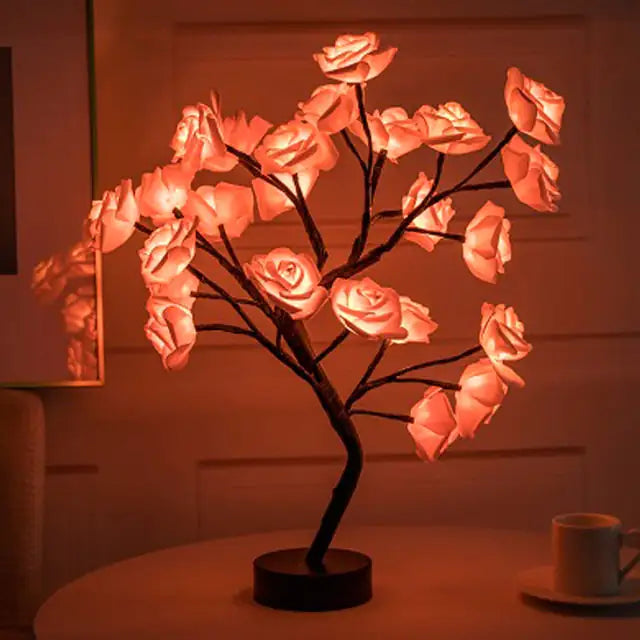 Glowing Rose Tree