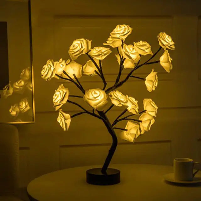 Glowing Rose Tree